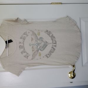 Women's Harley Davison T-shirt with rhi